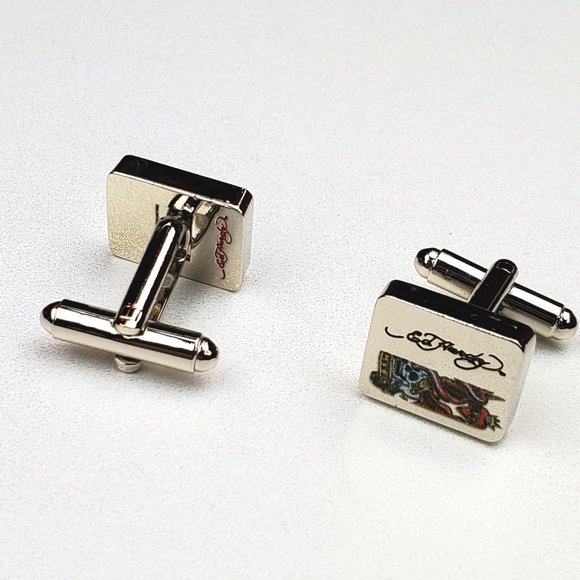 ED HARDY VINTAGE Style Cufflinks /New City Cufflinks /The Best Gift For Men /For - Picture 1 of 7